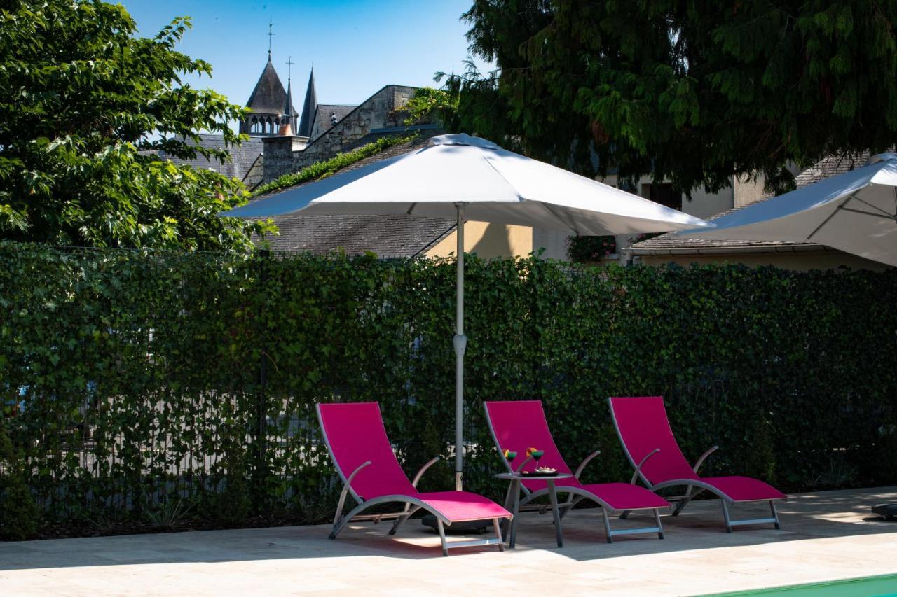 Logis Hotel La Croix Blanche Fontevraud Eksteriør bilde