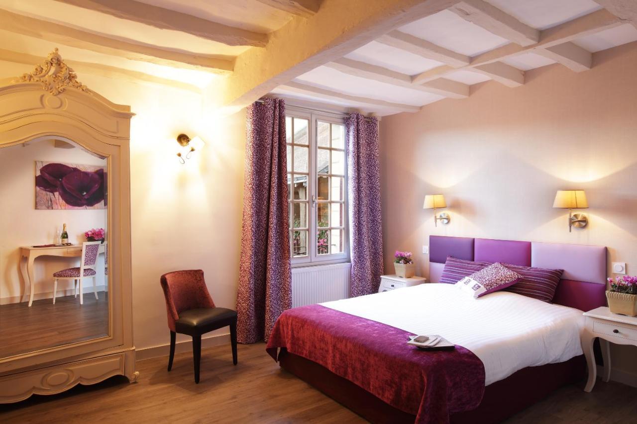 Logis Hotel La Croix Blanche Fontevraud Rom bilde