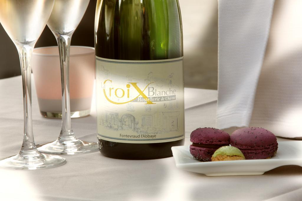 Logis Hotel La Croix Blanche Fontevraud Eksteriør bilde