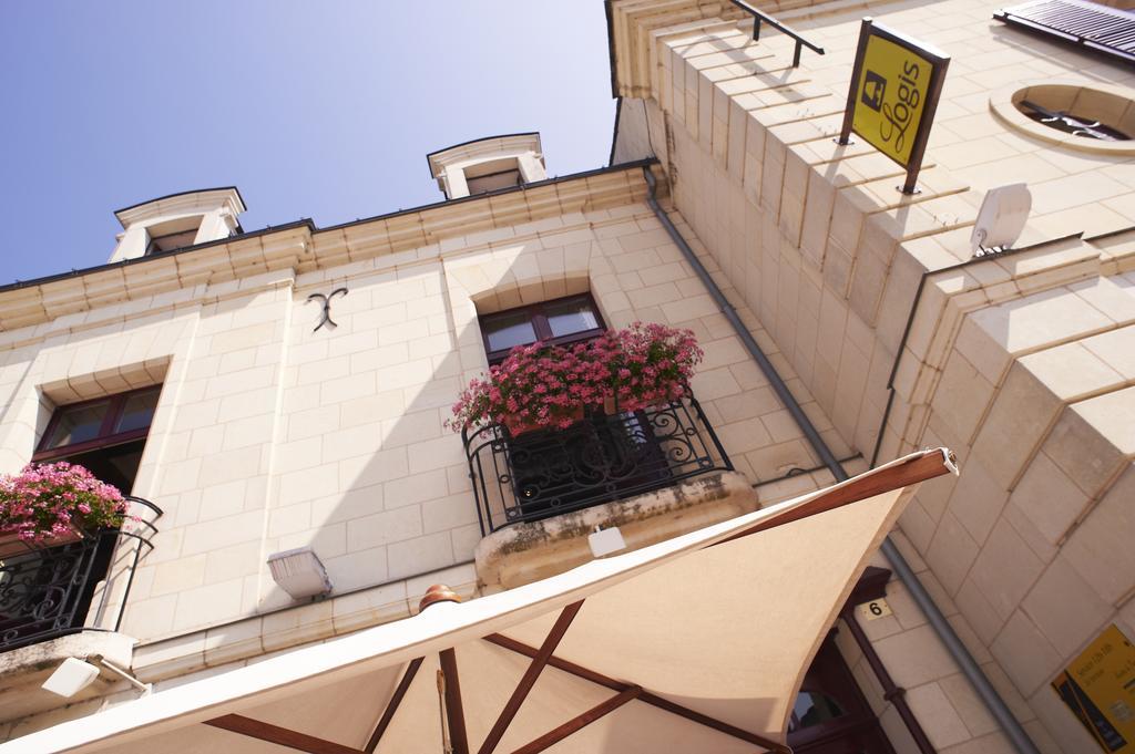 Logis Hotel La Croix Blanche Fontevraud Eksteriør bilde