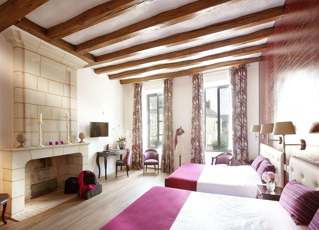 Logis Hotel La Croix Blanche Fontevraud Eksteriør bilde