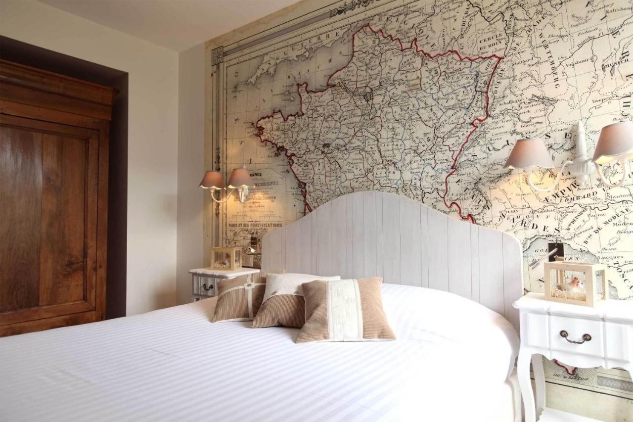 Logis Hotel La Croix Blanche Fontevraud Rom bilde